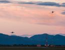 Birds of a feather: F-16s train over Aviano skies Birds of a feather: F-16s train over Aviano skies