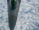 F-16 pilots, KC-135 crews team for mid-air refueling training F-16 pilots, KC-135 crews team for mid-air refueling training