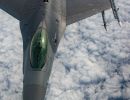F-16 pilots, KC-135 crews team for mid-air refueling training F-16 pilots, KC-135 crews team for mid-air refueling training