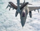 F-16 pilots, KC-135 crews team for mid-air refueling training F-16 pilots, KC-135 crews team for mid-air refueling training