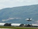 Jet takes off at Aviano Jet takes off at Aviano