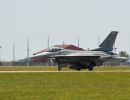 F-16 Fighting Falcon prepares for flight F-16 Fighting Falcon prepares for flight