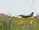 F-16 Fighting Falcon prepares for flight F-16 Fighting Falcon prepares for flight